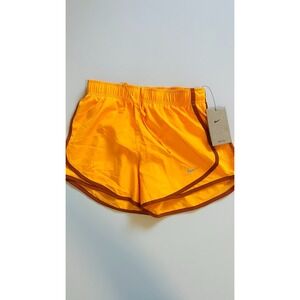 Nike womens XS workout shorts yellow with maroon trim
